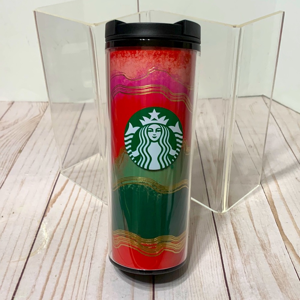 Starbucks swirl Holiday Cup 16 oz